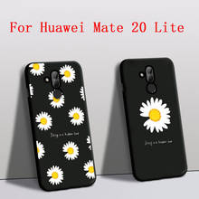 Funda For Huawei mate 20 lite Case Silicone Protector Daisy Flower phone cover For Huawei mate 20 lite back Cover Black SNE-AL00 2024 - buy cheap