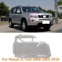 CAPQX  For Nissan X-Trail XTrail X Trail 2008 2009 2010 Front Headlamp Transparent Lamp cover Headlight glass lens Shade Shell 2024 - buy cheap