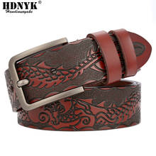 New Arrival Brand China Dragon Style Belt Artistic Designer Belt High Quality Genuine Leather Belts for Men Quality Assurance 2024 - buy cheap