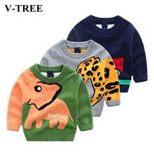 Winter Children's Sweater Cartoon Sweater For Girl Warm Girls Cardigan Boys Jumper Toddler Pullover Baby Knitted Clothing 2024 - buy cheap