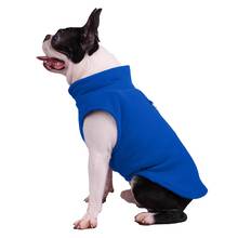 Флисовая одежда для домашних питомцев, одежда для французского бульдога, одежда для щенков, костюмы мопса, теплый жилет, куртка для маленьких собак чихуахуа 2024 - купить недорого