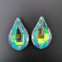 2pcs Crystal Prism Hanging Suncatcher for Window Decoration 50mm AB-Color Glass Chandelier Parts DIY Home Wedding Decor Ornament 2024 - buy cheap