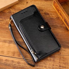 Zipper Case Leather Cover For VIVO V9 Y51 Y85 Y71 Y81 Y83 Y97 Flip card Slots Luxury Y17 Y11 Y3 S6 X27 Pro IQOO Magnet Cover 2024 - buy cheap