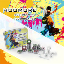 HOOMORE ABEC-9 oiled skating bearing 608rs Hub ILQ-9 smooth low-resistance for roller skates inline patines scooter skate board 2024 - buy cheap