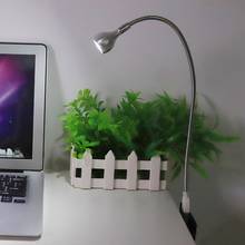 1W Long Flexible Neck Table Lamp Portable USB LED Laptop Light Night Reading Desk Lamp Light For Office Home Reading 2024 - buy cheap