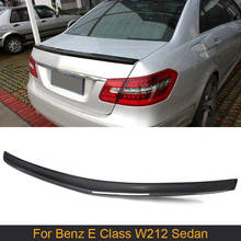Carbon Fiber Rear Trunk Spoiler Wing for Mercedes Benz E Class W212 E300 E400 E500 E63 AMG Sedan 2010-2015 Car Trunk Spoiler FRP 2024 - buy cheap