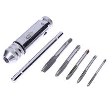 M3-M8 T-Handle Ratchet Tap Wrench Machinist Tool With 5Pcs Screw Thread Plu 2024 - buy cheap