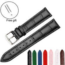 Watch Band Genuine Leather Watch Bracelet 20mm Watch Strap For Huawei Watch GT 2 Accessories For Samsung Galaxy Watch Active 2 2024 - buy cheap