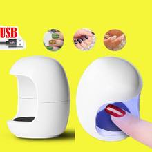 Mini secador de uñas con forma de huevo, lámpara de secado rápido, UV, USB 2024 - compra barato