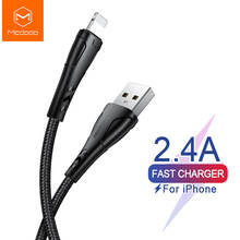 Mcdodo cabo usb para iphone 11 pro x xs max 2.4a carregamento rápido carregador usb cabo de dados para iphone cabo 8 7 6 plus cabo de carga usb 2024 - compre barato