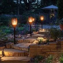 BEIAIDI-luces solares Tiki para césped, lámpara parpadeante de llama Led, impermeable, para jardín, Patio, iluminación de llama de paisaje 2024 - compra barato