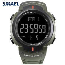 SMAEL-reloj deportivo militar para hombre, pulsera de cuarzo Digital LED resistente al agua hasta 50m 2024 - compra barato