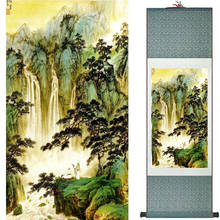 landscape  painting  Home Office Decoration Chinese scroll painting Mountains and river  painting 2019081223 2024 - buy cheap