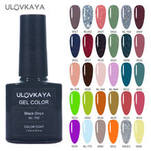 ULOVKAYA 7.3ml Glitter UV Gel Nail Polish Dairy Colors Nail Art Gel Sequins For Nail Design Base Top Coat Nail Gel Varnishes 2024 - buy cheap