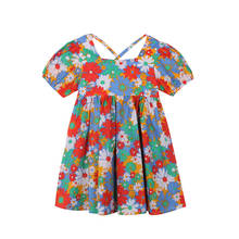 Baby Girl Dress Fashion Kids summer Clothes Princess Girls Dresses flowers bohemian beach toddlers casual 2024 - buy cheap
