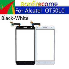 10 шт./партия, сенсорный экран для Alcatel One Pixi 4 5,0 OT5010 OT 5010 5010D 5010E 5010X, сенсорная панель, сенсорная панель, дигитайзер, стекло 2024 - купить недорого