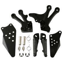 Motorcycle Front Footrest Foot Pegs Bracket Set For KAWASAKI ZX10R 2004-2005 2024 - buy cheap