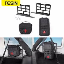 TESIN-estante de Metal para maletero de coche, portaequipajes de almacenamiento para Jeep Wrangler JK JL 2018 Up, accesorios de estilismo 2024 - compra barato