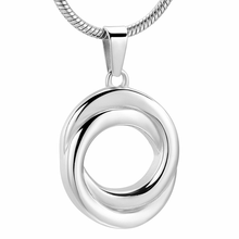 Stainless Steel Circle of Life Cremation Pendant Memorial Necklace for Ashes Holder Urn Keepsake 2024 - buy cheap