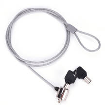 Anti-Theft Office Notebook Laptop PC Computer Desk Key Security Lock Chain Cable 2024 - buy cheap