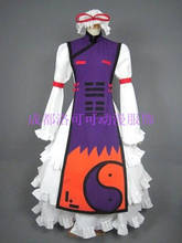 Anime TouHou Project Cosplay Yakumo Yukari High Quality Dress Set Cos Halloween Party Costume Full set Dress+Purple Cover+Hat 2024 - buy cheap