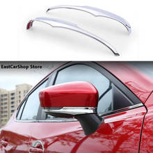 Car Rearview Mirror Strip Scratchproof Bright Decorative Bumper Strip Exterior for Mazda 6 Atenza 2019 2020 2021 2022 2024 - buy cheap