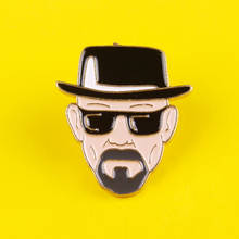 Character Breaking Bad Pin Metal Badges For Clothes Brooches Anime Icons Paired Jewelry Cartoon Enamel Pins For Backpacks Badges 2024 - buy cheap