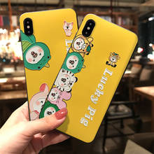 Anti-scratch Embossed Case for iPhone 12 11 Pro Max Mini XS Max XR X 7 8 6 6S Plus Case 3D Relief Cute Cartoon Back Cover Funda 2024 - buy cheap