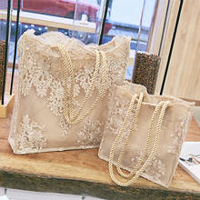 New Lace Embroidered Ladies Handbag Summer Beach Wedding Party Hand Bag Bolsa Feminina Women Shoulder Bag Shopping Bag 2024 - buy cheap