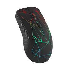 Bluetooth 5.0 Wireless 2.4G Mouse Rechargeable Portable Colorful LED Gamer Mause Optical 1600 DPI Gaming Mice For PC Laptop 2024 - buy cheap