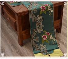 Mesa china con bandera Zen clásica para sala de estar, mesa de centro, armario de TV, camino de mesa de tela 2024 - compra barato