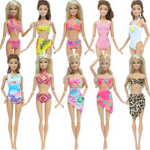 Biquíni de praia para barbie, roupas de banho da moda, praia e verão, 1 conjunto, brinquedo 2024 - compre barato
