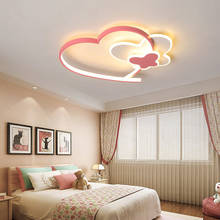 Nórdico moderno em forma de coração luzes teto iluminação interior lâmpadas de teto para sala estar quarto crianças decoração da sua casa 2024 - compre barato