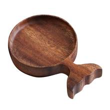 Wooden Sauce Plate Japanese Sauce Dish Fish Shaped Dipping Sauce Bowl Home Kitchen Party Small Vinegar Taste Board Snack Plate 2024 - buy cheap