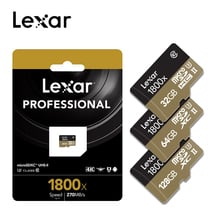 Lexar Professional 1800x Microsdxc Uhs Ii Micro Sd Cards 64gb 32gb Up To 270mb S V90 U3 Class 10 Memory Card Flash Tf Cards Buy Cheap In An Online Store With Delivery Price