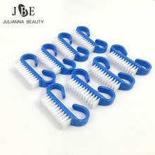50pcs Professional Blue Plastic Nail Brushes Set For Cleaning Dust Small Angle Nail Art Care Brush UV Gel Manicure Makeup Tool 2024 - buy cheap