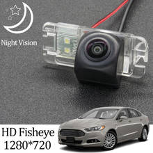Owtosin HD 1280*720 Fisheye Rear View Camera For Ford Fusion sedan 2013 2014 2015 2016 Car Parking Accessories Vehicle Cameras 2024 - buy cheap