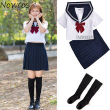 High Quality Navy Sailor School Uniform School Girl Uniforms Novelty Women Cosplay Costume Cheerleader Clothing 2024 - buy cheap