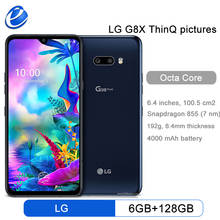 Оригинальный смартфон LG G8X ThinQ, разблокированный, 128G LTE, на базе Android, Восьмиядерный, экран 6,4 дюйма, 6 Гб 32 МП и 12 МП, сканер отпечатков пальцев, NFC 2024 - купить недорого