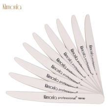 10Pcs/Lot White Knife Shape Nail Files 100/180 Grit Thick Sandpaper Sanding File Emery Board Nail Art Manicure Tools Accessories 2024 - buy cheap