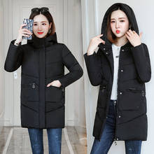 2019 Winter Jacket Women Hooded Parka Long Coat Cotton Padded Female Jacket Women Coat Warm Thicken Outwear Jaqueta Feminina P64 2024 - buy cheap