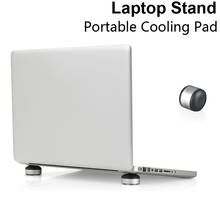 Laptop Stand Portable Aluminum Cooling Pad For MacBook Universal Laptop Notebook cooling pad base Skidproof Pad stand 2024 - buy cheap