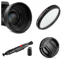 limitX UV Filter + Lens Hood + Lens Cap + Cleaning Pen for Sony HX400V HX350 HX300 H400 Digital Camera 2024 - buy cheap