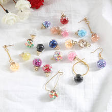 15mm Colorful Transparent Glass Ball Star Charms Pendant Finding for Hair Jewelry Accessories Earring Charms 2024 - buy cheap