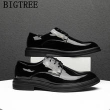 Wedding Shoes Men Elegant Oxford Shoes For Men Coiffeur Evening Dress Italian Men Formal Shoes Patent Leather Chaussure Homme 2024 - buy cheap