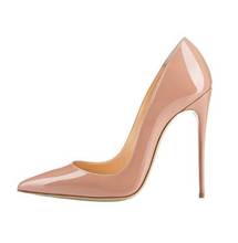 Hottest Selling Women Solid Pink Color Pointed Toe Slip On Shallow Pumps Summer Fashion High Thin Heel Dress Shoes 2024 - buy cheap