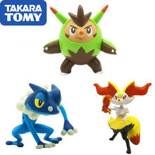 TAKARA TOMY Pokemon настоящая игрушка кукла Большой SP шарнир подвижный Delphox Greninja Quilladin Коллекционные фигурки 2024 - купить недорого