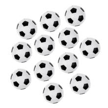 12 Pieces Indoor Games Table Soccer Balls Foosballs 36mm foot fussball Foosball Entertainment Accessories Black/White 2024 - buy cheap