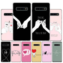 Чехол для телефона Darling Be Ok Love Infinite для Samsung Galaxy S10 S20 Ultra Note 10 9 8 S10E S9 S8 S7 Edge J4 J6 J8 Plus + чехол Coq 2024 - купить недорого