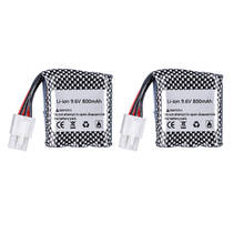 Batería de iones de litio de 9,6 V y 800mah para coche RC Mouster, 9912, 9115, 9116, S911, 9115, 9116, 16500 2024 - compra barato